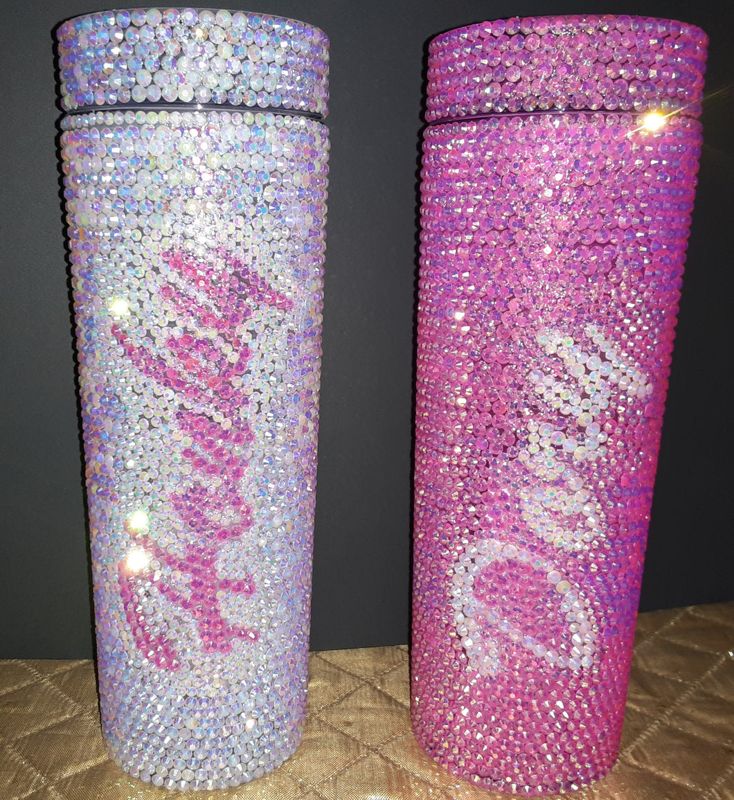 Custom bling tumbler